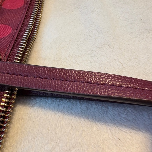 Kate Spade Red Polka Dot Tote with Scarf and Bag Charm NWOT - Picture 6 of 8